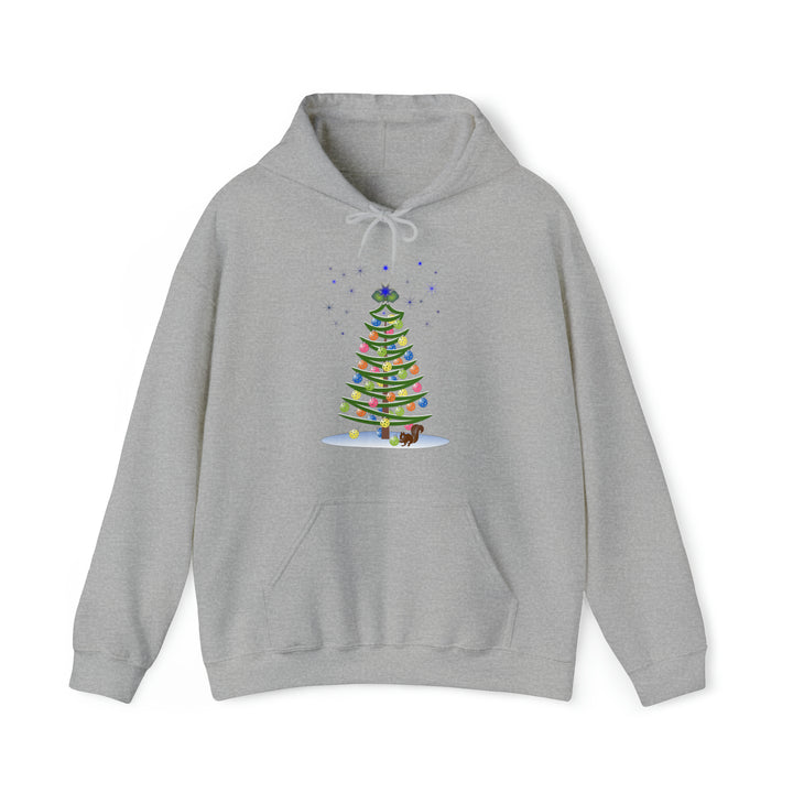 Pickleball Christmas Tree Unisex Hoodie - Great Pickleball Stuff