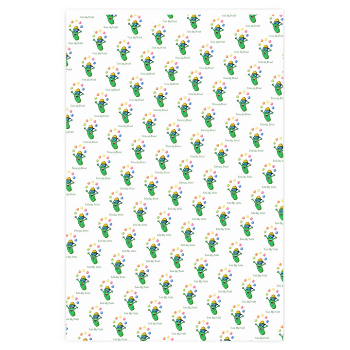 Pickleball Tickle My Pickle Wrapping Paper - Great Pickleball Stuff