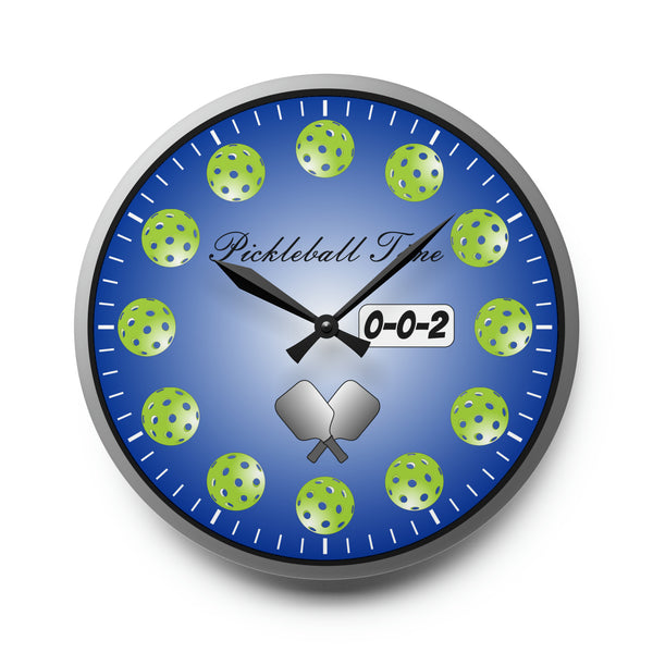 Pickleball Time Acrylic Wall Clock