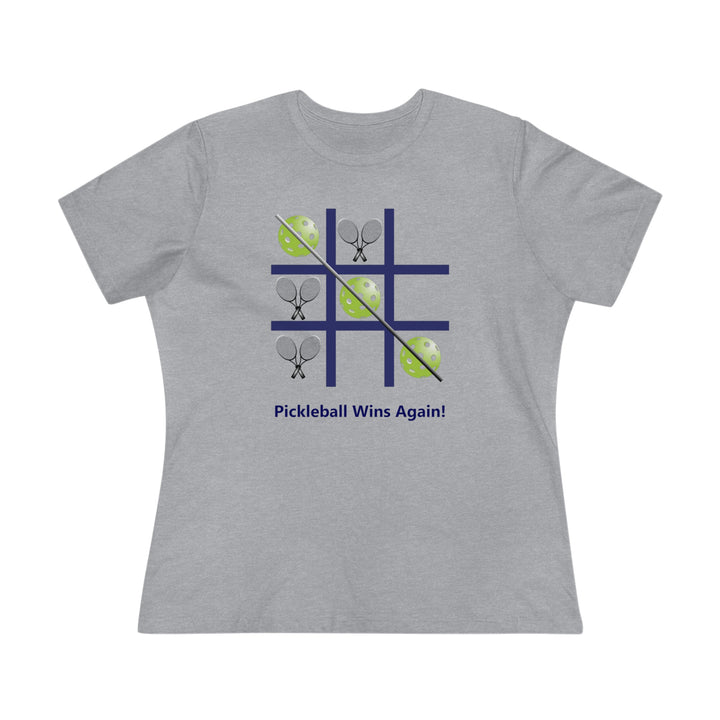 Pickleball Tic Tac Toe Tennis Women's Relaxed-Fit T-shirt - Great Pickleball Stuff