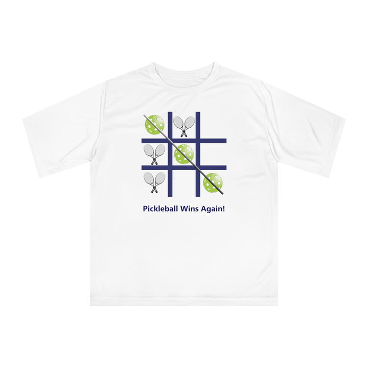 Pickleball Tic Tac Toe Tennis Unisex Moisture-Wicking T-Shirt - Great Pickleball Stuff