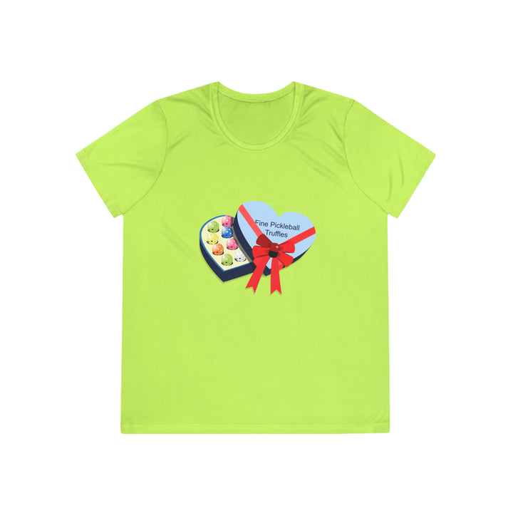 Pickleball Truffles Women's Moisture-Wicking T-Shirt - Great Pickleball Stuff