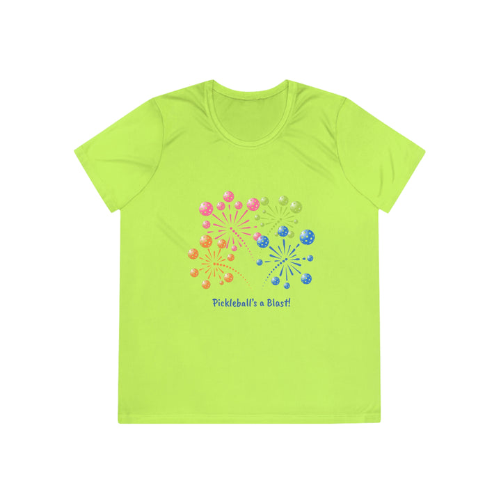 Pickleball's a Blast Women's Moisture-Wicking T-Shirt - Great Pickleball Stuff