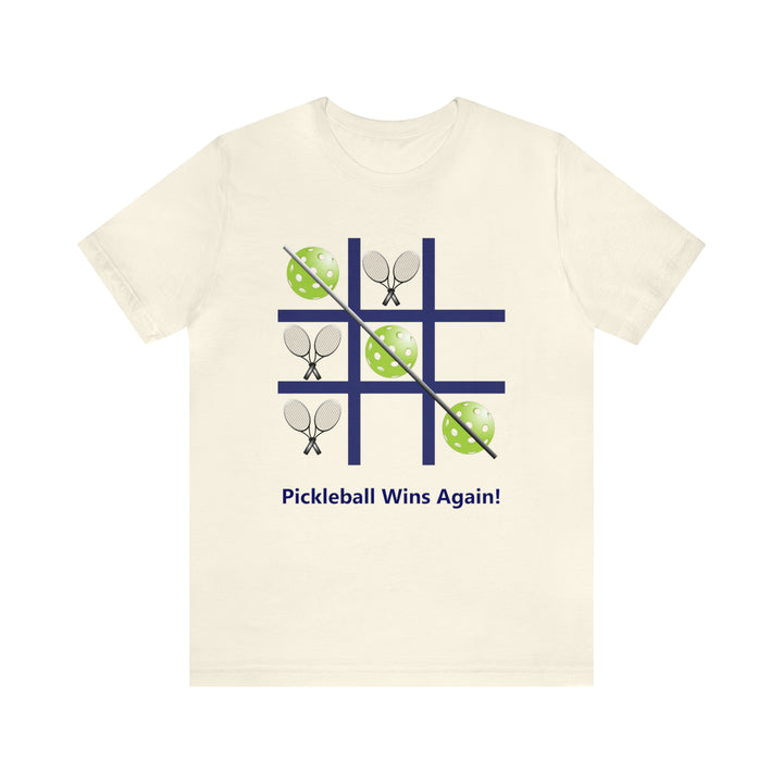 Pickleball Tic Tac Toe Tennis Unisex T-Shirt - Great Pickleball Stuff