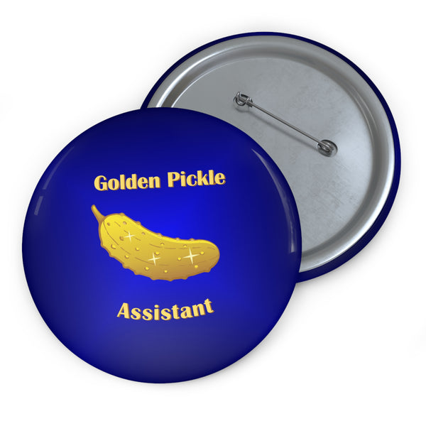 The Golden Pickle Assistant Pin Button