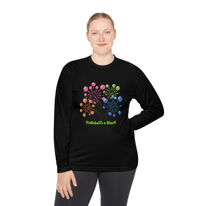 Pickleball's a Blast Unisex Moisture-Wicking Long Sleeve Tee - Great Pickleball Stuff