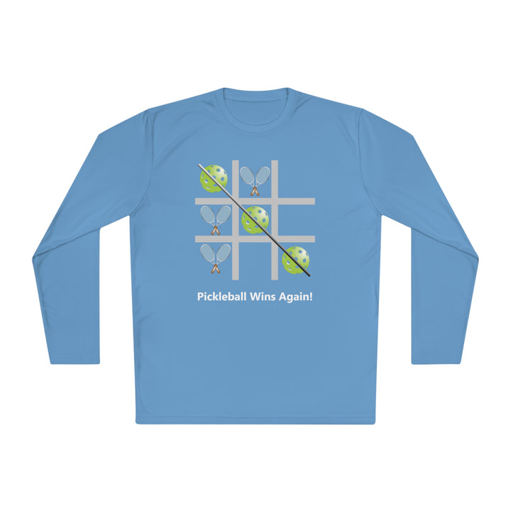 Pickleball Tic Tac Toe Tennis Unisex Moisture-Wicking Long Sleeve Tee - Great Pickleball Stuff