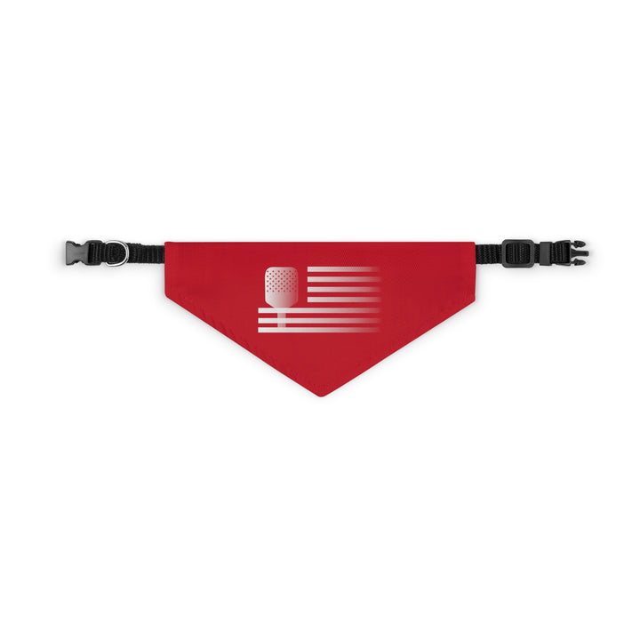 Paddle Flag Pet Bandana with Collar - Great Pickleball Stuff