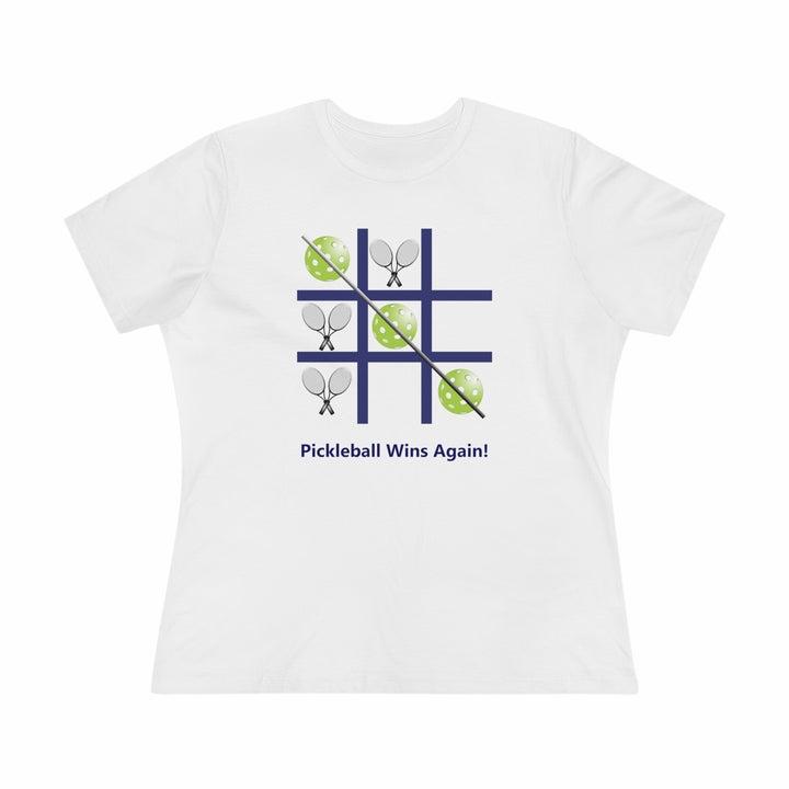 Pickleball Tic Tac Toe Tennis Women's Relaxed-Fit T-shirt - Great Pickleball Stuff