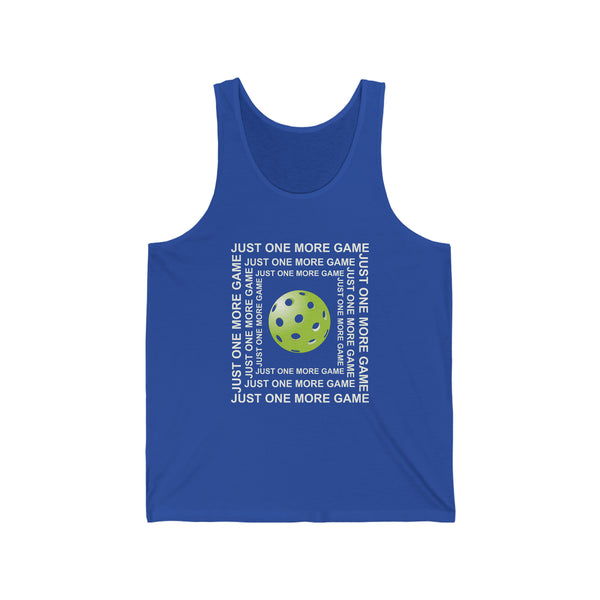 Just One More Game Square Unisex Cotton Tank