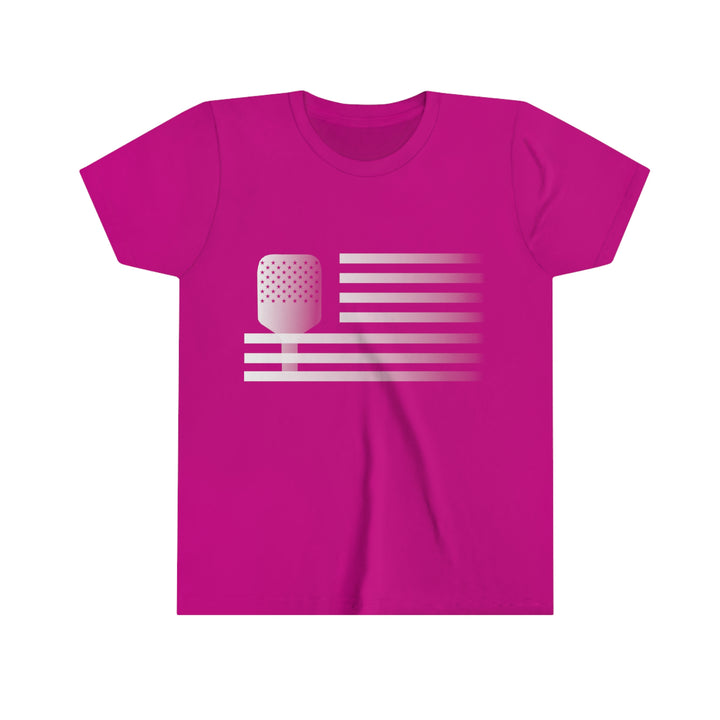 Paddle Flag  Youth T-Shirt - Great Pickleball Stuff