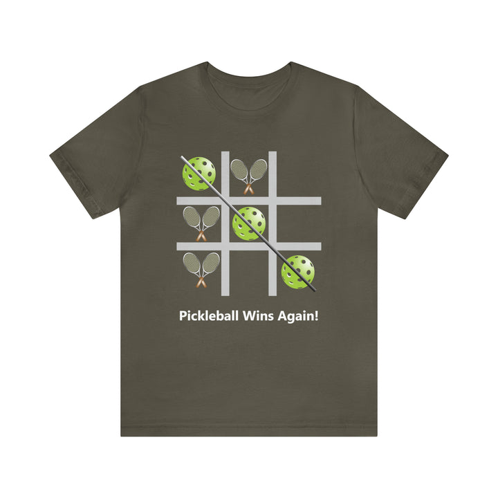 Pickleball Tic Tac Toe Tennis Unisex T-Shirt - Great Pickleball Stuff