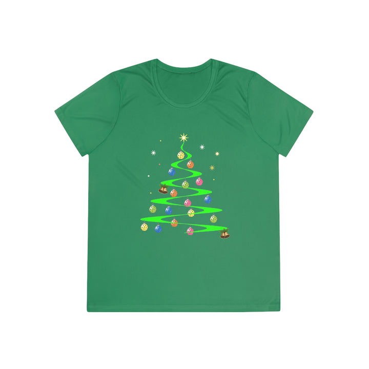 Pickleball Helix Tree Women's Moisture-Wicking T-Shirt - Great Pickleball Stuff