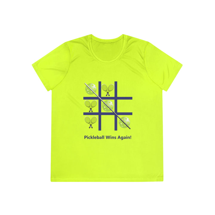 Pickleball Tic Tac Toe Tennis Women's Moisture-Wicking T-Shirt - Great Pickleball Stuff