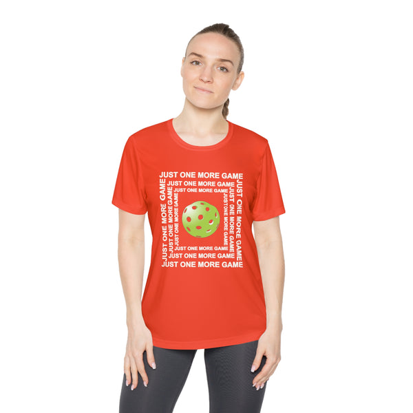 Just One More Game Square Women's Moisture-Wicking T-Shirt