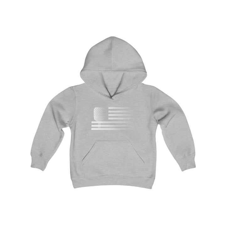 Paddle Flag  Youth Hoodie - Great Pickleball Stuff