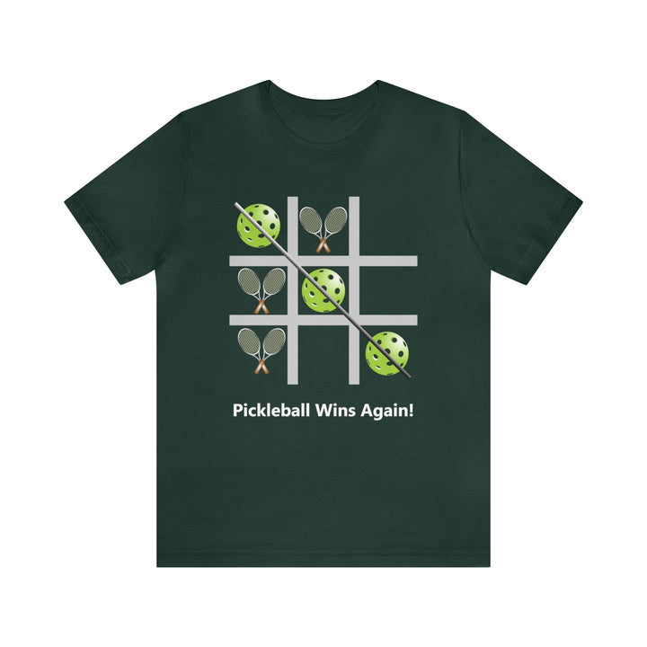 Pickleball Tic Tac Toe Tennis Unisex T-Shirt - Great Pickleball Stuff