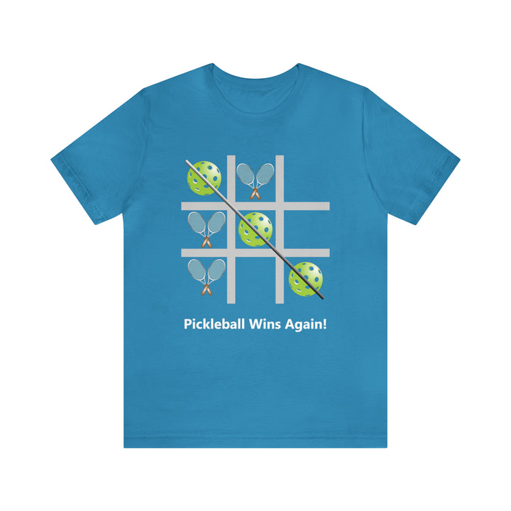 Pickleball Tic Tac Toe Tennis Unisex T-Shirt - Great Pickleball Stuff