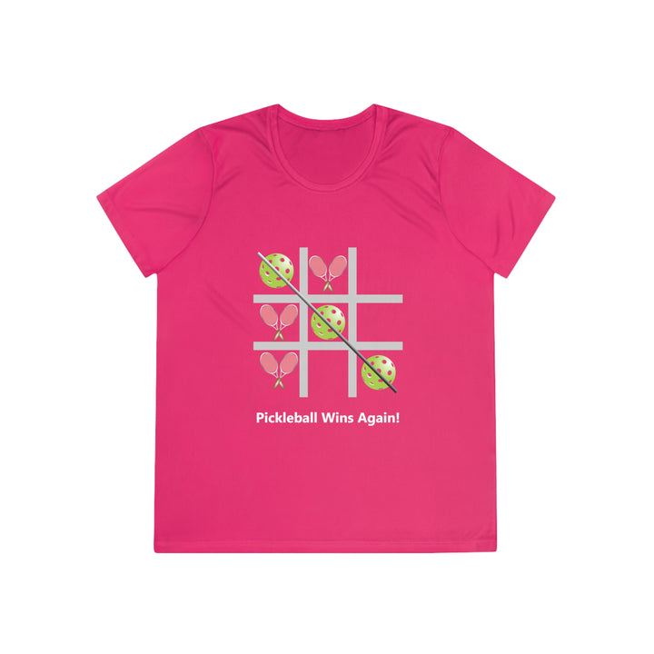 Pickleball Tic Tac Toe Tennis Women's Moisture-Wicking T-Shirt - Great Pickleball Stuff