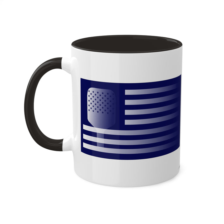 Paddle Flag Coffee Mug-Navy-Great Pickleball Stuff