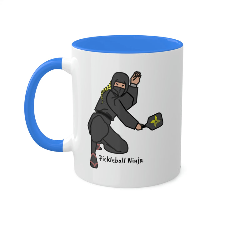 Pickleball Ninja-Female Coffee Mug-Great Pickleball Stuff