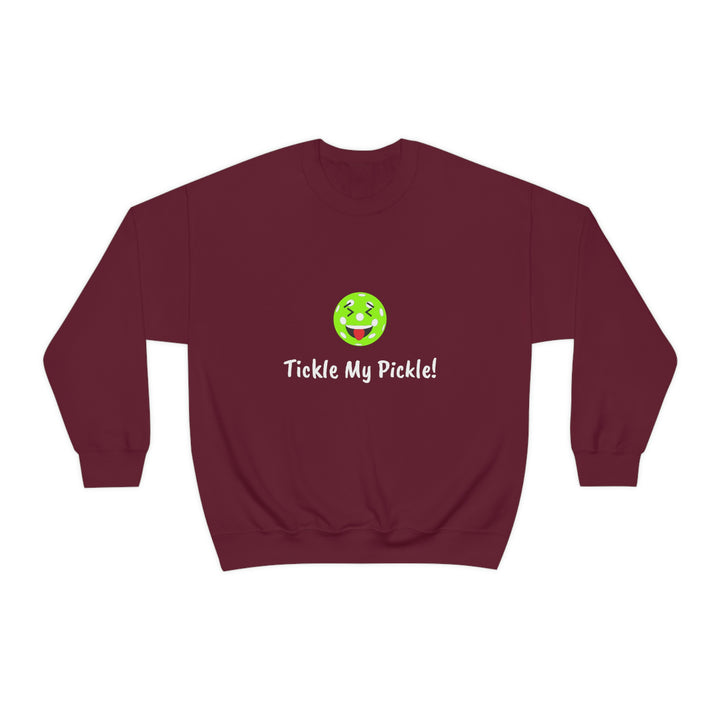 Tickle My Pickle Unisex Crewneck Sweatshirt - Great Pickleball Stuff