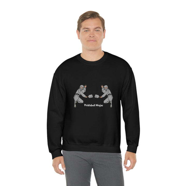 Pickleball Ninjas-Men's Doubles Unisex Crewneck Sweatshirt - Great Pickleball Stuff