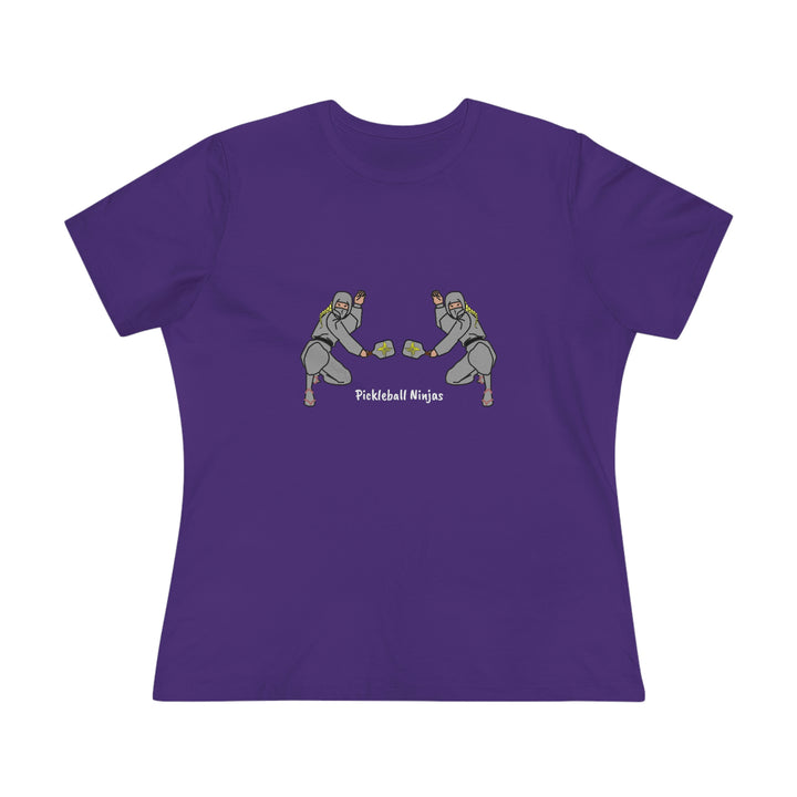 Pickleball Ninjas-Women's Doubles Women's Relaxed-Fit T-shirt - Great Pickleball Stuff