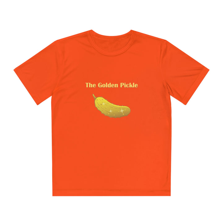 The Golden Pickle Youth Moisture-Wicking T-Shirt - Great Pickleball Stuff