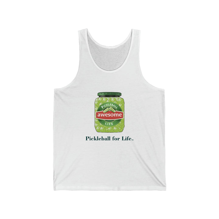 Awesome Pickles Unisex Cotton Tank - Great Pickleball Stuff