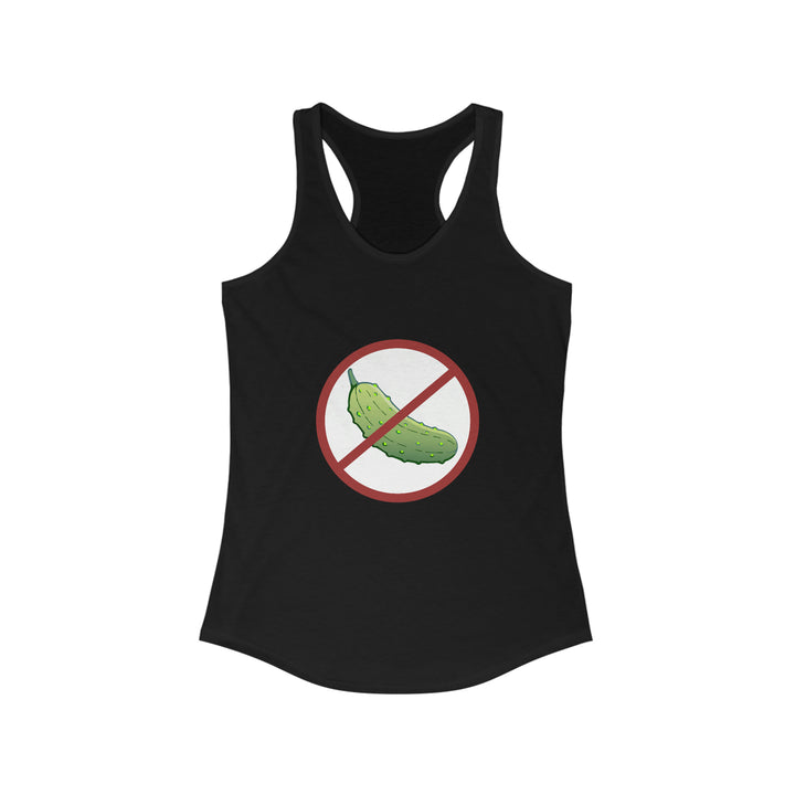 No Pickle! Women's Racerback Tank - Great Pickleball Stuff