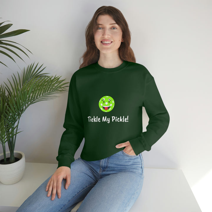 Tickle My Pickle Unisex Crewneck Sweatshirt - Great Pickleball Stuff