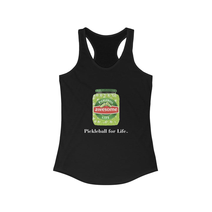 Awesome Pickles Women's Racerback Tank - Great Pickleball Stuff