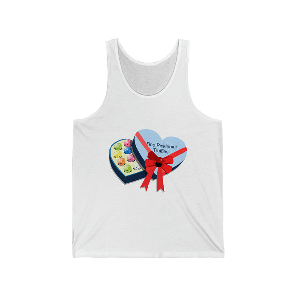 Pickleball Truffles Unisex Cotton Tank - Great Pickleball Stuff