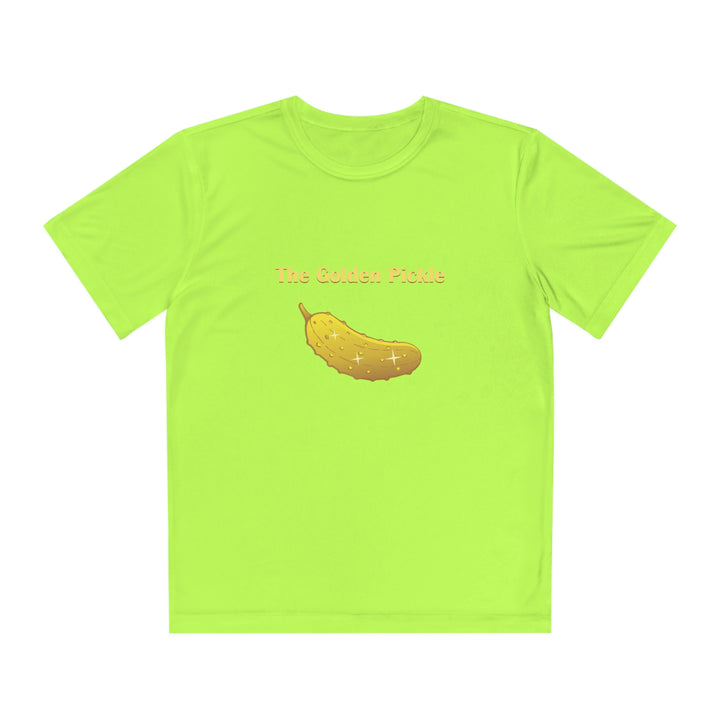 The Golden Pickle Youth Moisture-Wicking T-Shirt - Great Pickleball Stuff