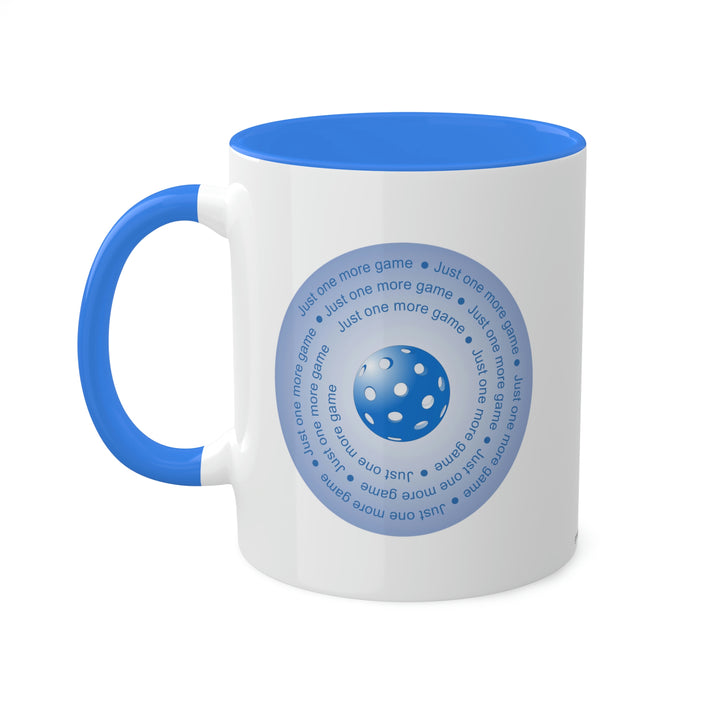 Just One More Game-Blue Coffee Mug - Great Pickleball Stuff