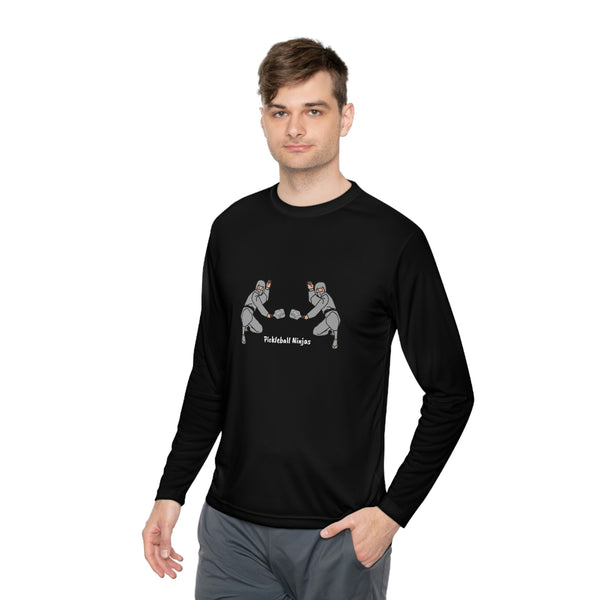 Pickleball Ninjas-Men's Doubles Unisex Moisture-Wicking Long Sleeve Tee - Great Pickleball Stuff