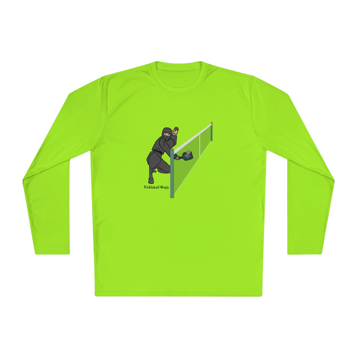 Pickleball Ninja Dinking-Male Unisex Moisture-Wicking Long Sleeve Tee - Great Pickleball Stuff