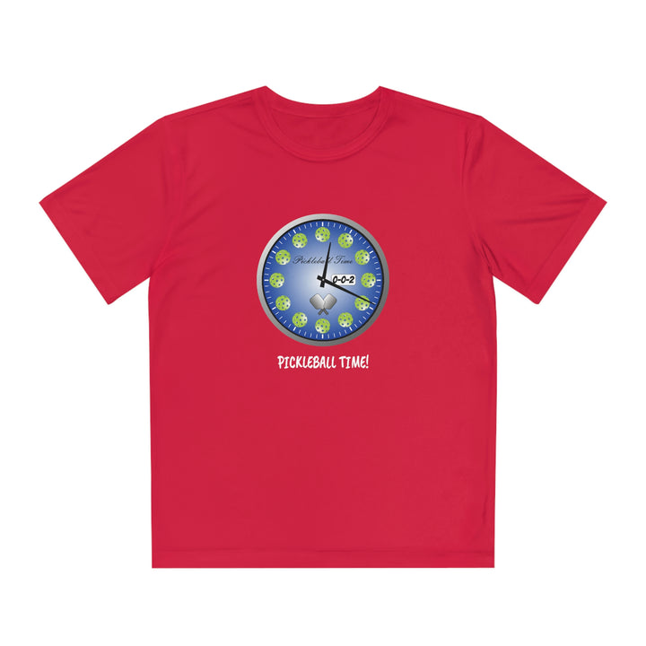 Pickleball Time Youth Moisture-Wicking T-Shirt - Great Pickleball Stuff