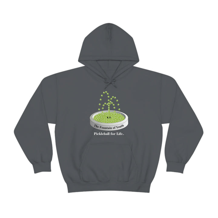 The Pickleball Fountain-Green Unisex Hoodie - Great Pickleball Stuff