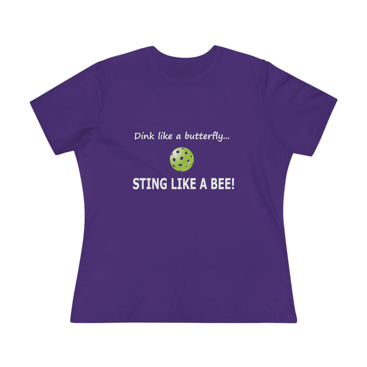 Dink Like a Butterfly, Sting Like a Bee Women's Relaxed-Fit T-shirt - Great Pickleball Stuff