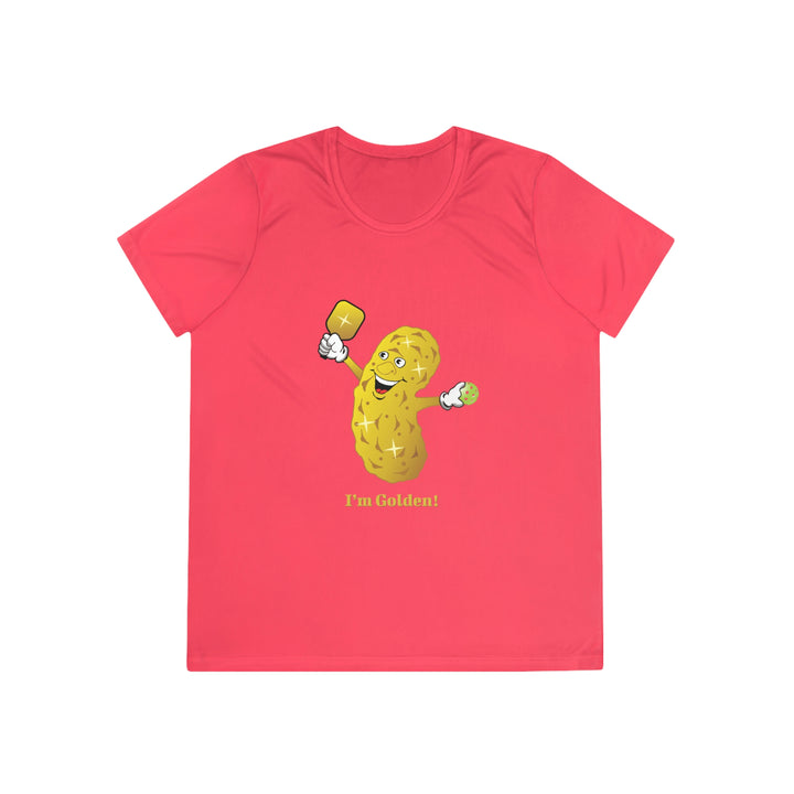 I'm Golden! Women's Moisture-Wicking T-Shirt - Great Pickleball Stuff