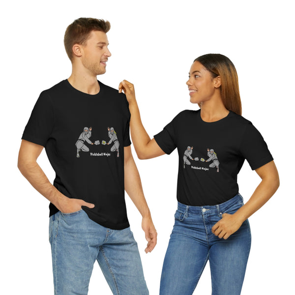 Pickleball Ninjas-Mixed Doubles Unisex T-Shirt - Great Pickleball Stuff