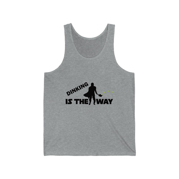 Dinking is the Way Unisex Cotton Tank - Great Pickleball Stuff