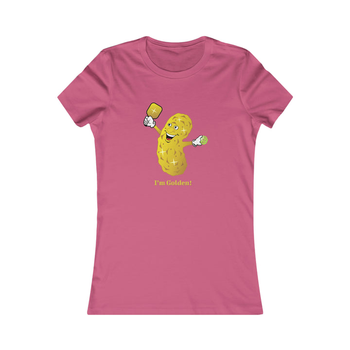 I'm Golden! Women's Slim-Fit Premium Cotton T-Shirt - Great Pickleball Stuff