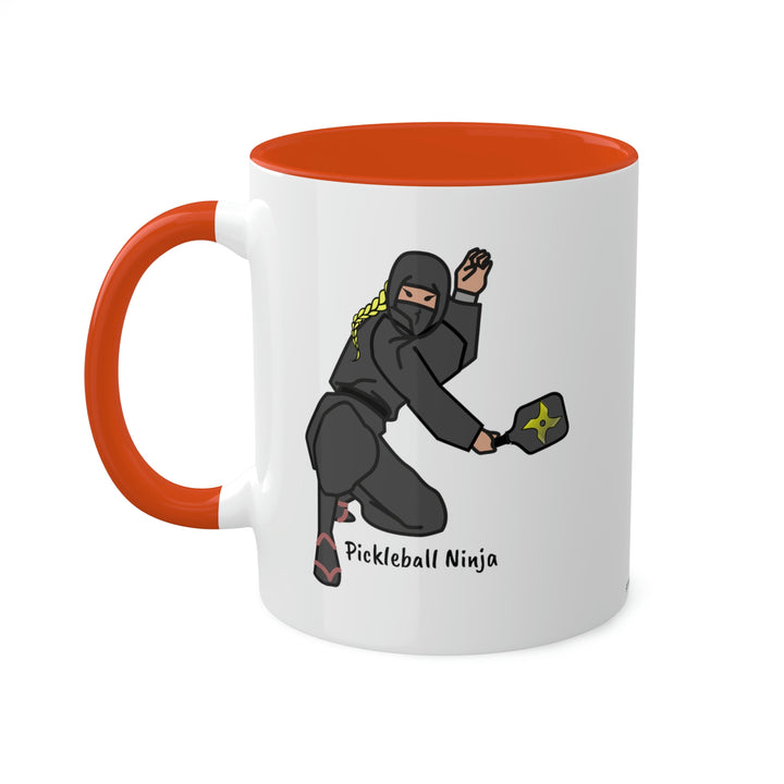 Pickleball Ninja-Female Coffee Mug-Great Pickleball Stuff