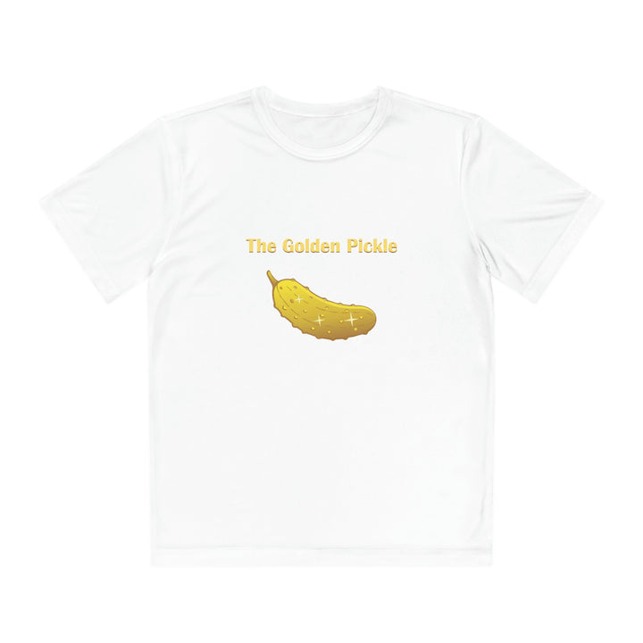 The Golden Pickle Youth Moisture-Wicking T-Shirt - Great Pickleball Stuff