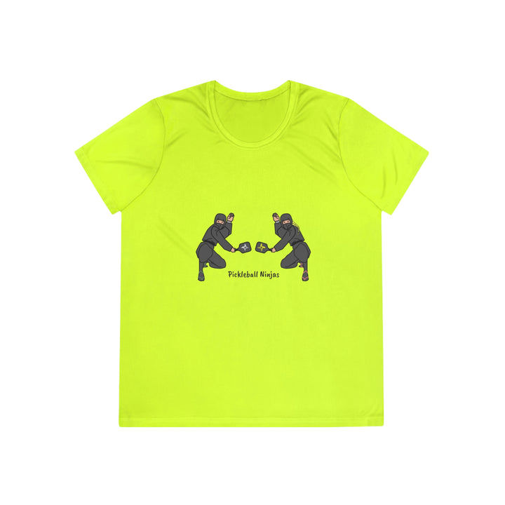 Pickleball Ninjas-Mixed Doubles Women's Moisture-Wicking T-Shirt - Great Pickleball Stuff