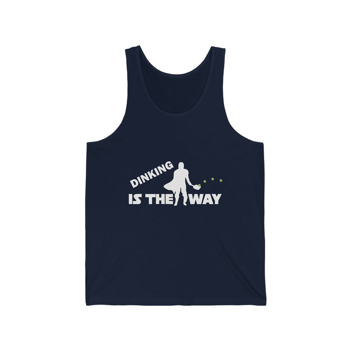 Dinking is the Way Unisex Cotton Tank - Great Pickleball Stuff