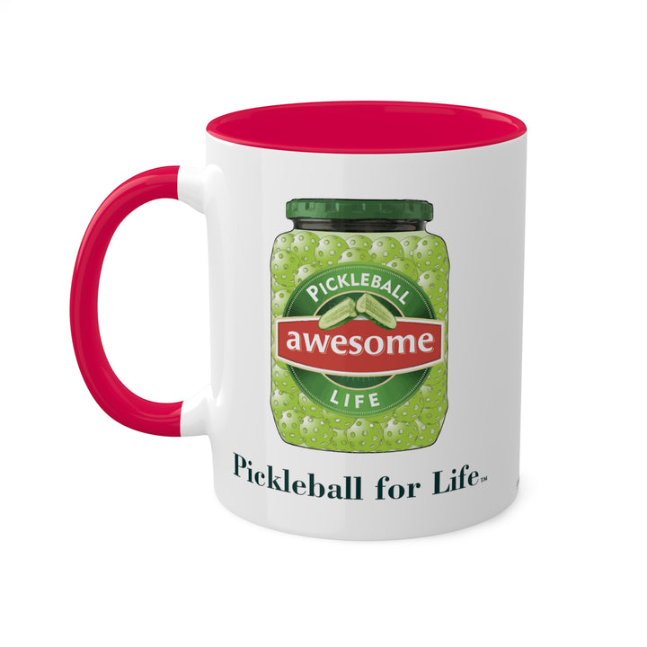 Awesome Pickles Coffee Mug-Great Pickleball Stuff